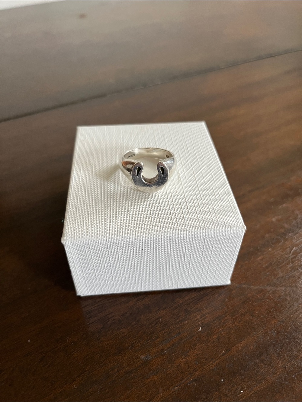 Wolf Circus Sterling Silver Horseshoe Ring - Size 10